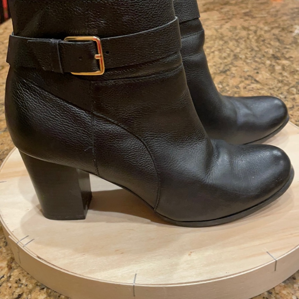 Cole Haan Signature Grand Os. Black block heel booties 8.5